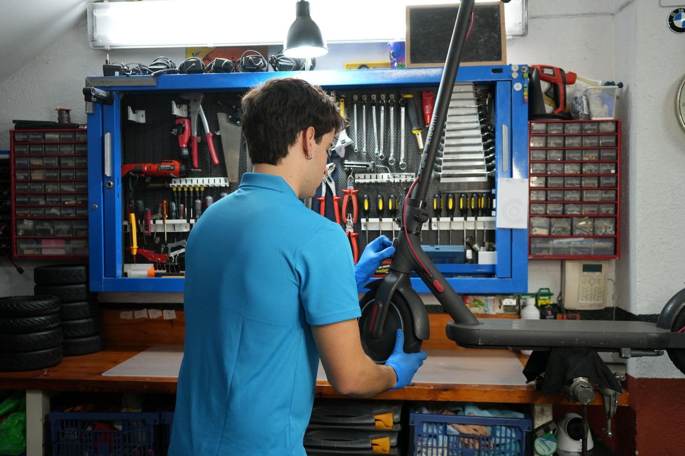 Patinete en revision